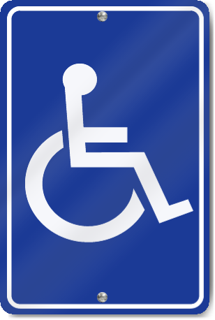 Handicapped Symbol Sign