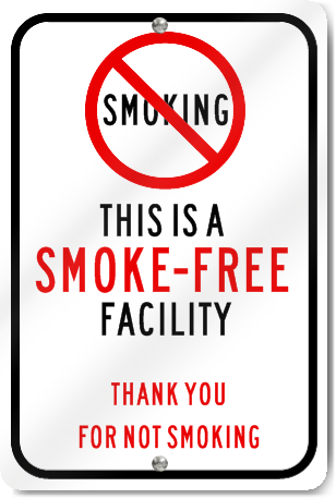 Smoke-Free Facility Sign