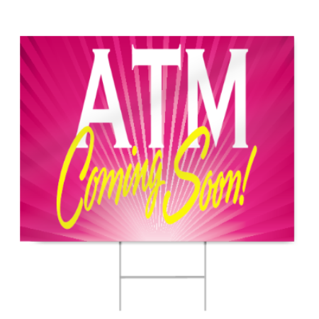 ATM Machine Sign