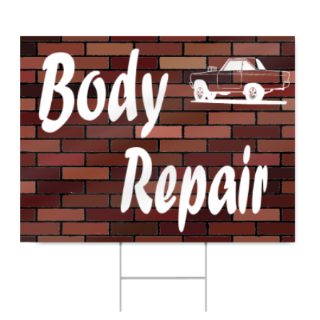 Auto Body Repair Sign