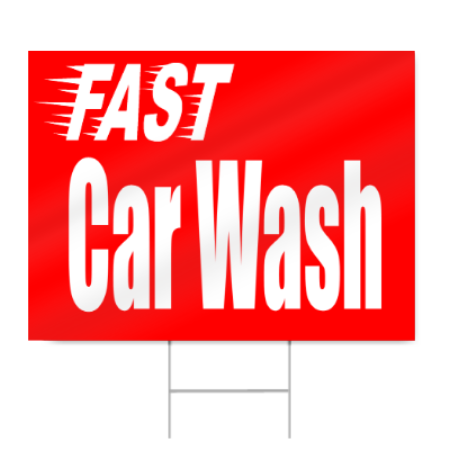 Automatic Car Wash Sign