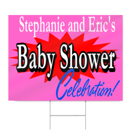 Baby Shower Party Sign