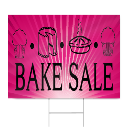 Bake Sale Sign