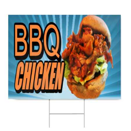 BBQ Chicken Sign