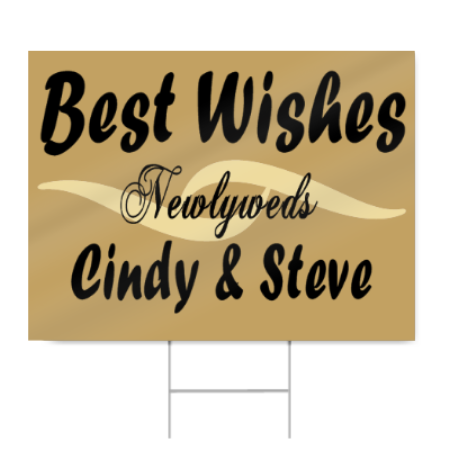 Best Wishes Sign
