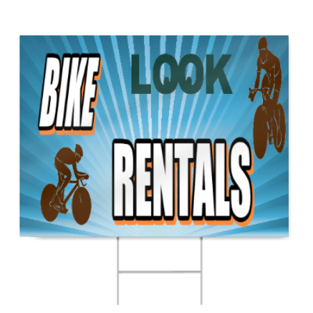 Bike Rentals Sign