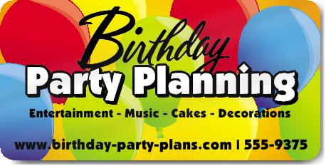 Birthday Party Planning Magnet