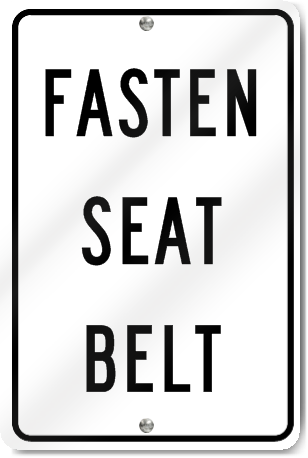 Fasten Seat Belt Sign