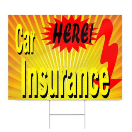 Car Insurance Sign