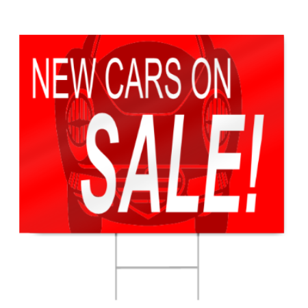 Car Sale Sign