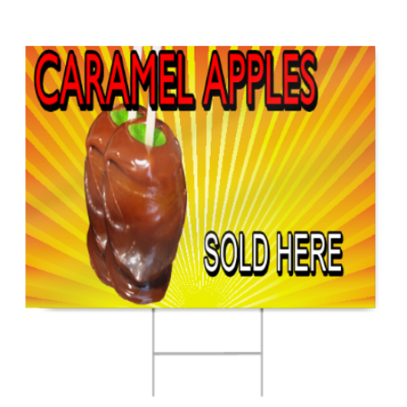 Caramel Apple Sign
