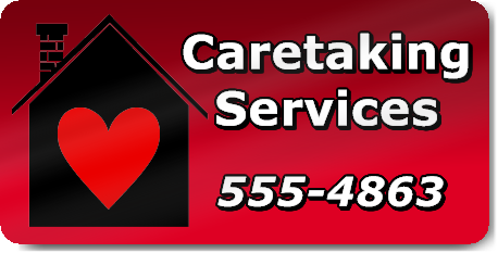 Caretaking Services Magnet