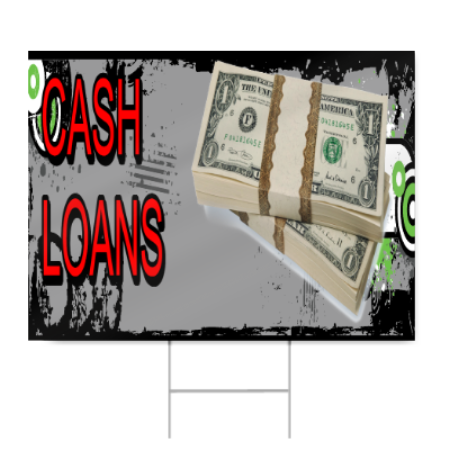 Cash Loans Sign