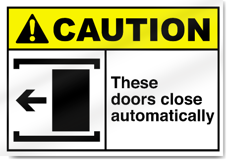 close door sign