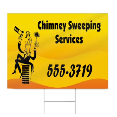Chimney Sweeping Services Sign