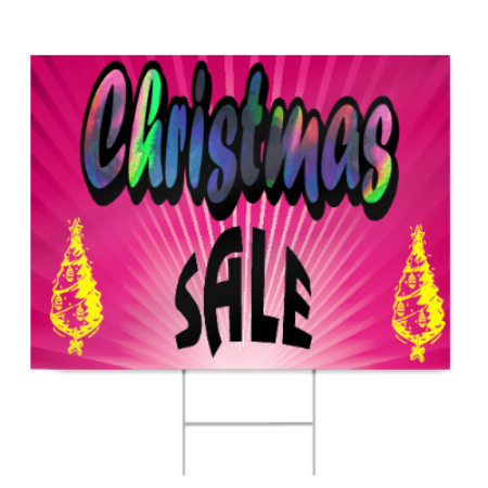 Christmas Sale Sign