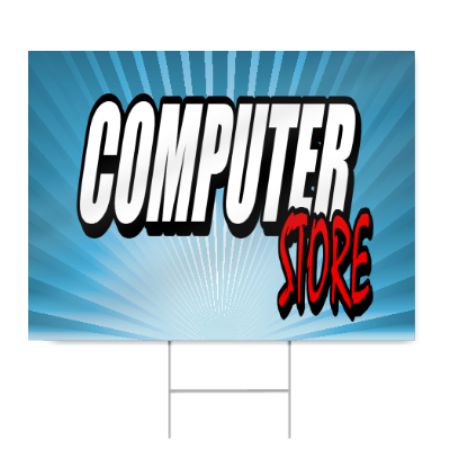 Computer Store Sign