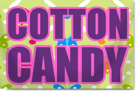 Fair Cotton Candy Banners