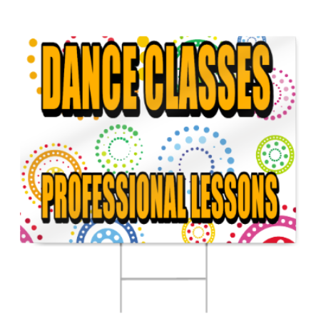 Dance Classes Sign