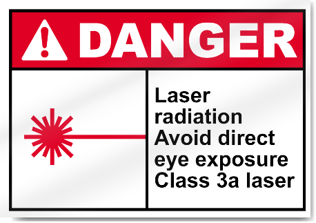 Laser Radiation Avoid Direct Eye Exposure Danger Signs