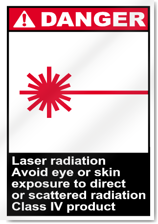 Laser Radiation Avoid Eye Or Skin Exposure Danger Signs