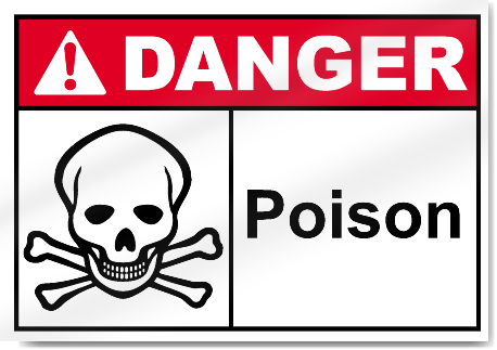 Poison Danger Signs