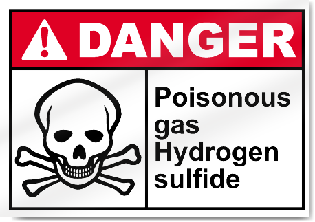 Poisonous Gas Hydrogen Sulfide Danger Signs