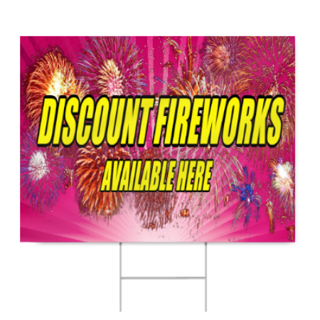 Discount Fireworks Sign