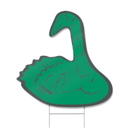 Duck Shaped Sign