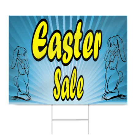 Easter Sale Sign