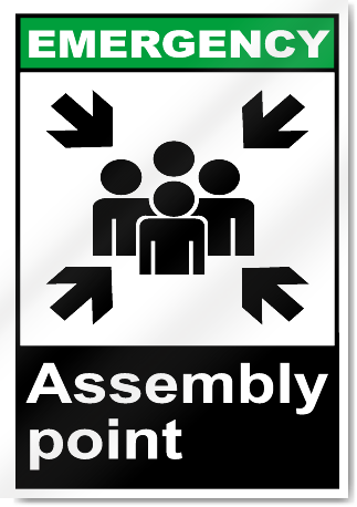 Assembly Point Emergency Signs