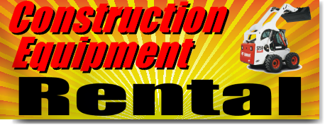 Construction Equipment Rental Banners