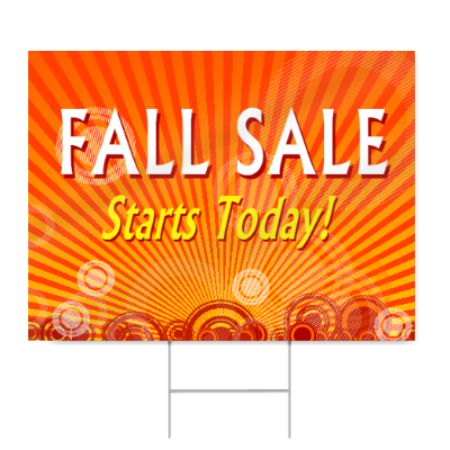 Fall Sale Sign