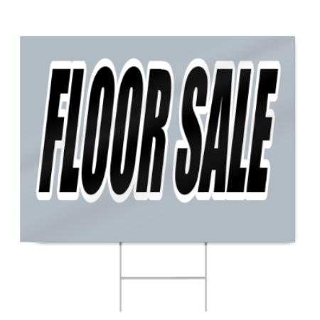 Floor Sale Sign