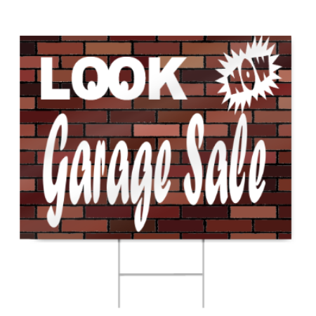 Garage Sale Now Sign