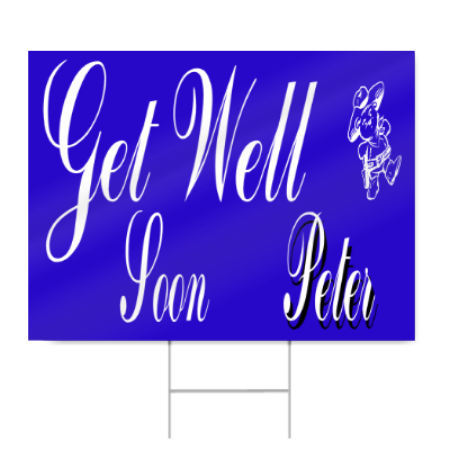 Get Well Soon Sign for Kids