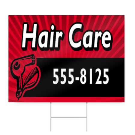 Hair Care Sign