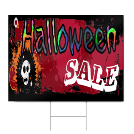 Halloween Sale Sign