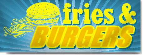 Burger and Fries Banners