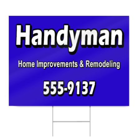 Handyman Sign