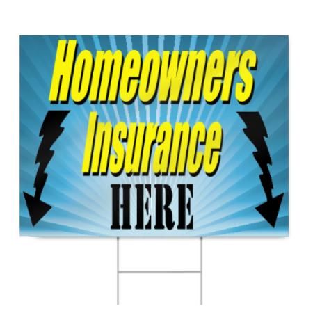 Homeowners Insurance Sign
