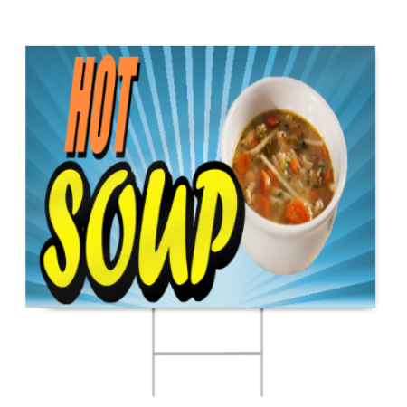 Hot Soup Sign