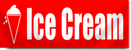 Free Ice Cream Banners