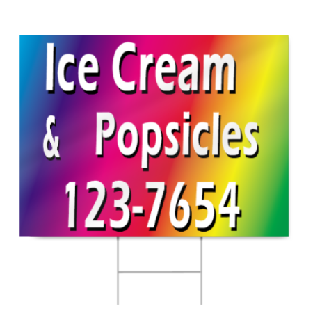 Ice Cream Sign