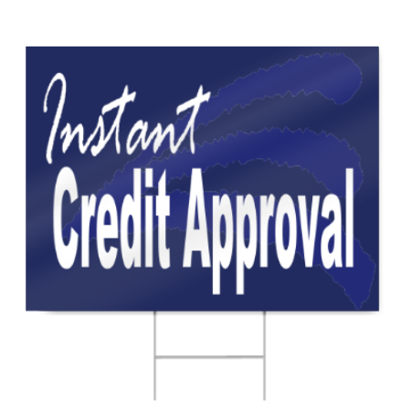 Instant Credit Sign