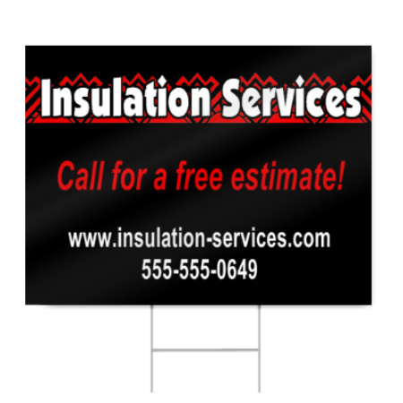 Insulation Services Sign