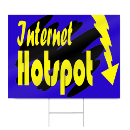 Internet Hotspot Sign