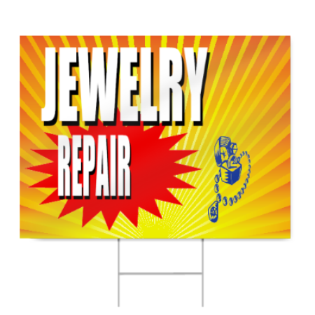 Jewelry Repair Sign Signstoyou Com