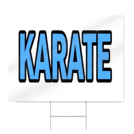 Karate Sign