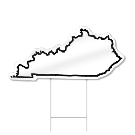 Kentucky Shaped Sign